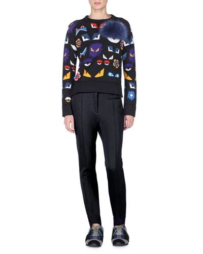 fendi monster pullover